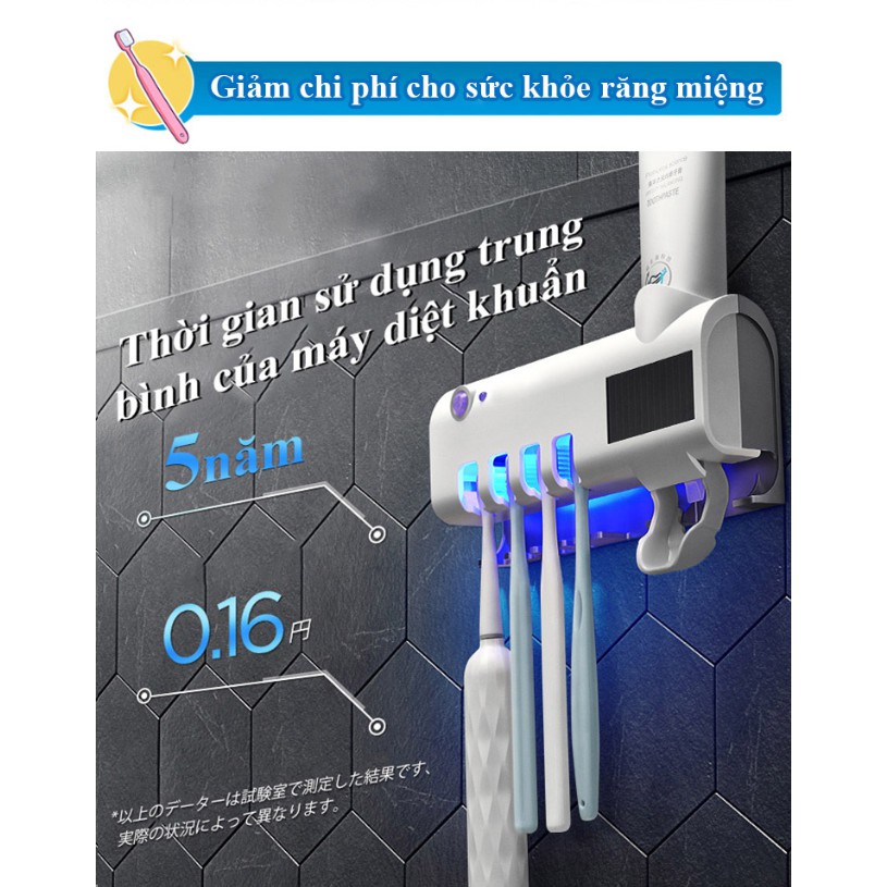 Máy tiệt trùng diệt khuẩn bàn chải đánh răng bằng tia UV - Home and Garden