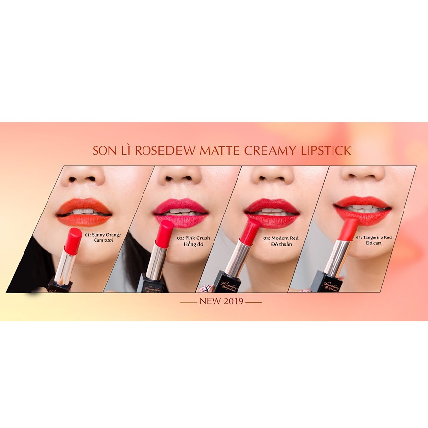 Son lì Beauskin Rosedew Matte Creamy Hàn Quốc [Chọn Màu]