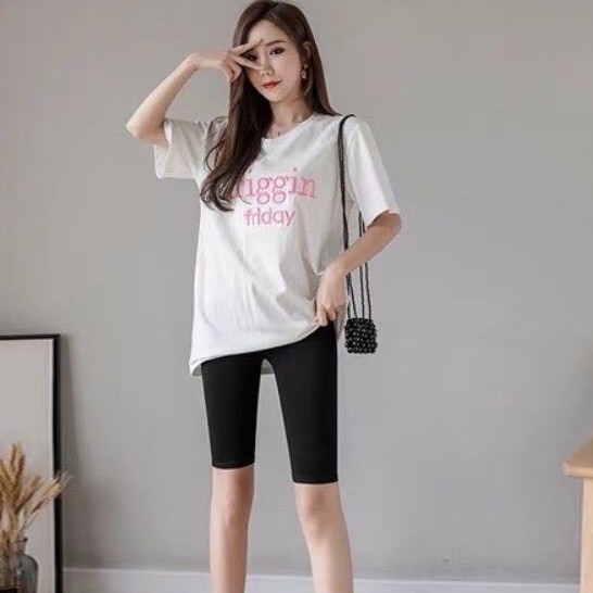 Quần Legging lửng nữ chất Umi nâng mông co dãn 4 chiều