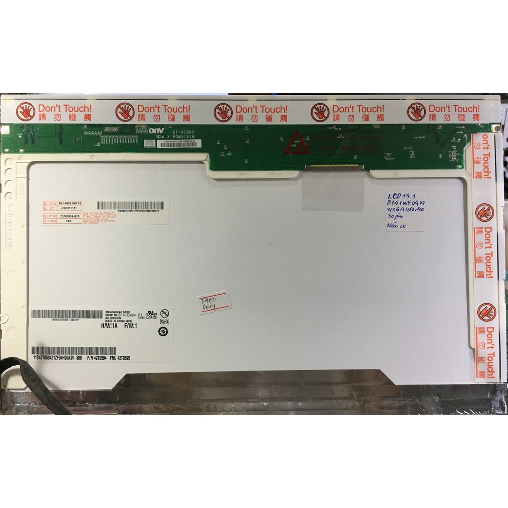 Màn hình Laptop LCD 14.1 in 30 PIN chạy bóng tuýp - B141WE04 dùng cho T400 | BigBuy360 - bigbuy360.vn