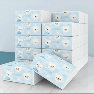 Thùng 40 gói giấy ăn rút gấu trắng soft nội địa trung