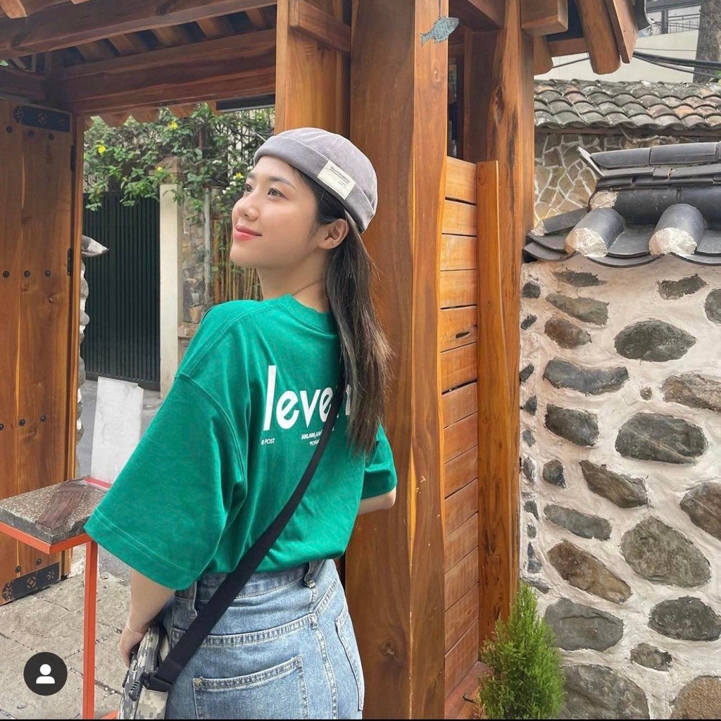 Áo Thun Xanh Lá Local Brand LeVents Nam Nữ Tay Lỡ Form Rộng Unisex - Gin Store