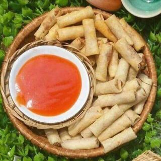 SNack CHẢ GIÒ TÔM SẤY MINI ĂN LIỀN