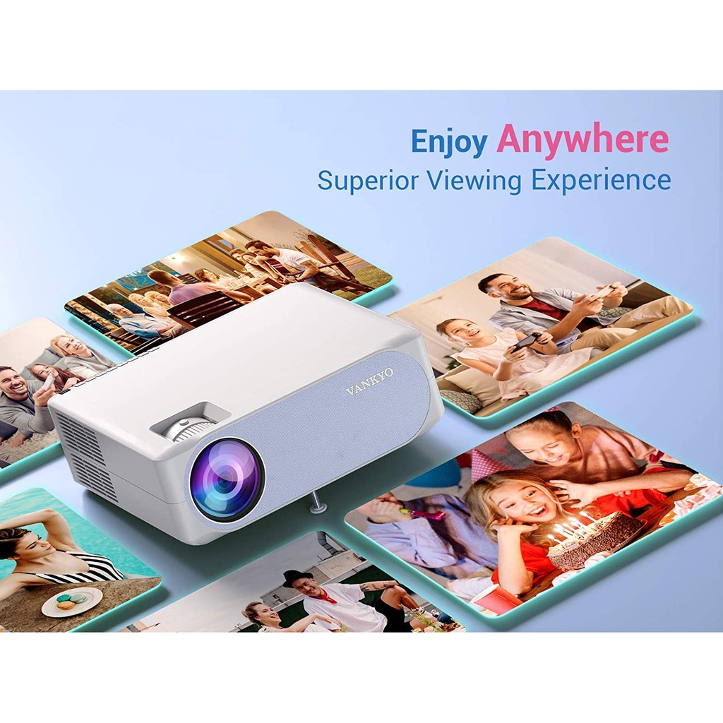 Máy chiếu VANKYO V630W Full HD 1080p độ phân giải thực Full-HD 1080p kết nối Wifi - Bảo hành 24 tháng chính hãng