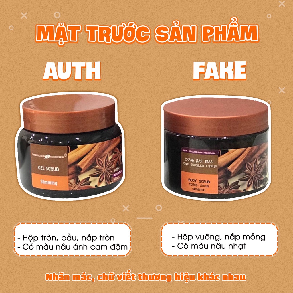 Tẩy Da Chết Toàn Thân Quế Hồi Nga Hũ 380g