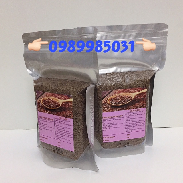 500g Hạt Lanh Canada