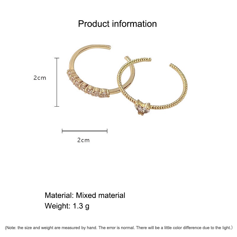 ✨✨Nhẫn Đeo Tay Đính Đá Lấp Lánh Sang Trọng