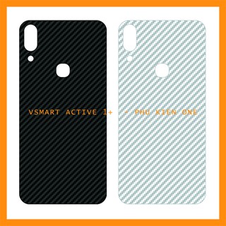 Decal dán lưng Vsmart Active 1/ Active 1+/ Joy 1/ Joy 1+/ Joy 3 vân carbon 3D