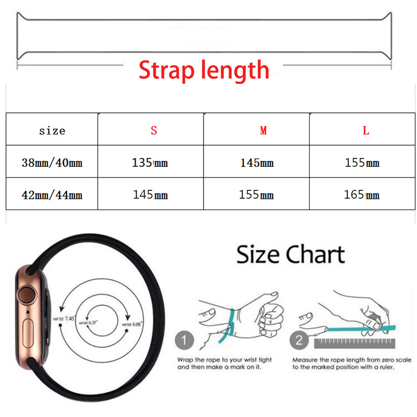 Dây Đeo Nylon Thay Thế Cho Đồng Hồ Apple Watch 44mm 40mm 38mm 42mm 1: 1