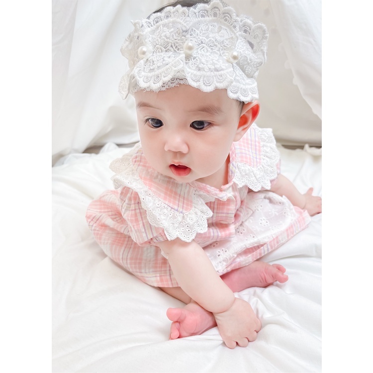 Mũ che thóp bé gái 0-12 tháng | Mũ thóp bé gái Mkhoaishop