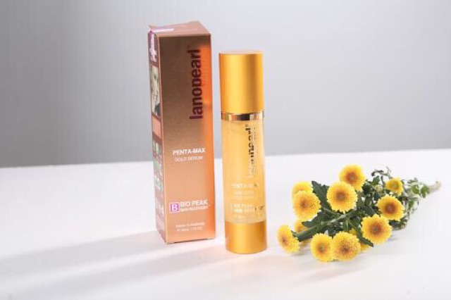 Serum Chống Nhăn Nhau Thai Cừu Và Tinh Chất Vàng Penta Max Nanosome Gold Serum Lanopearl Bio Peak