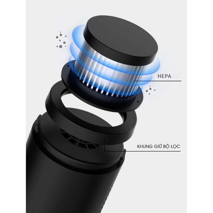 Máy hút bụi cao cấp không dây cầm tay cho gia đình và xe hơi Youpin Aipinyue - nhỏ gọn , mạnh mẽ , Pin lâu