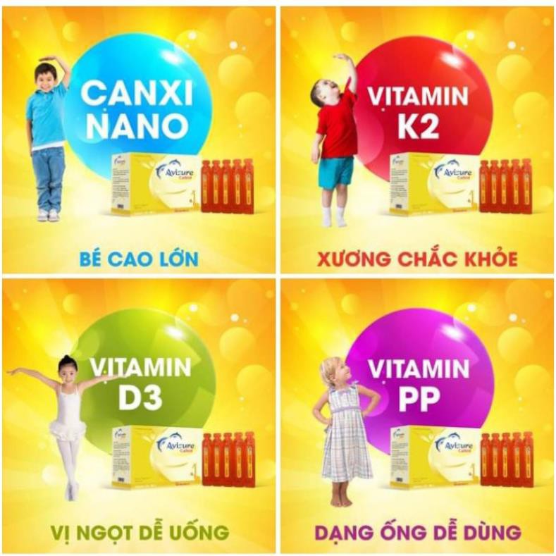 [CHÍNH HÃNG ] Avisure Calkid - Canxi nano cho trẻ (Hộp 30 ống)