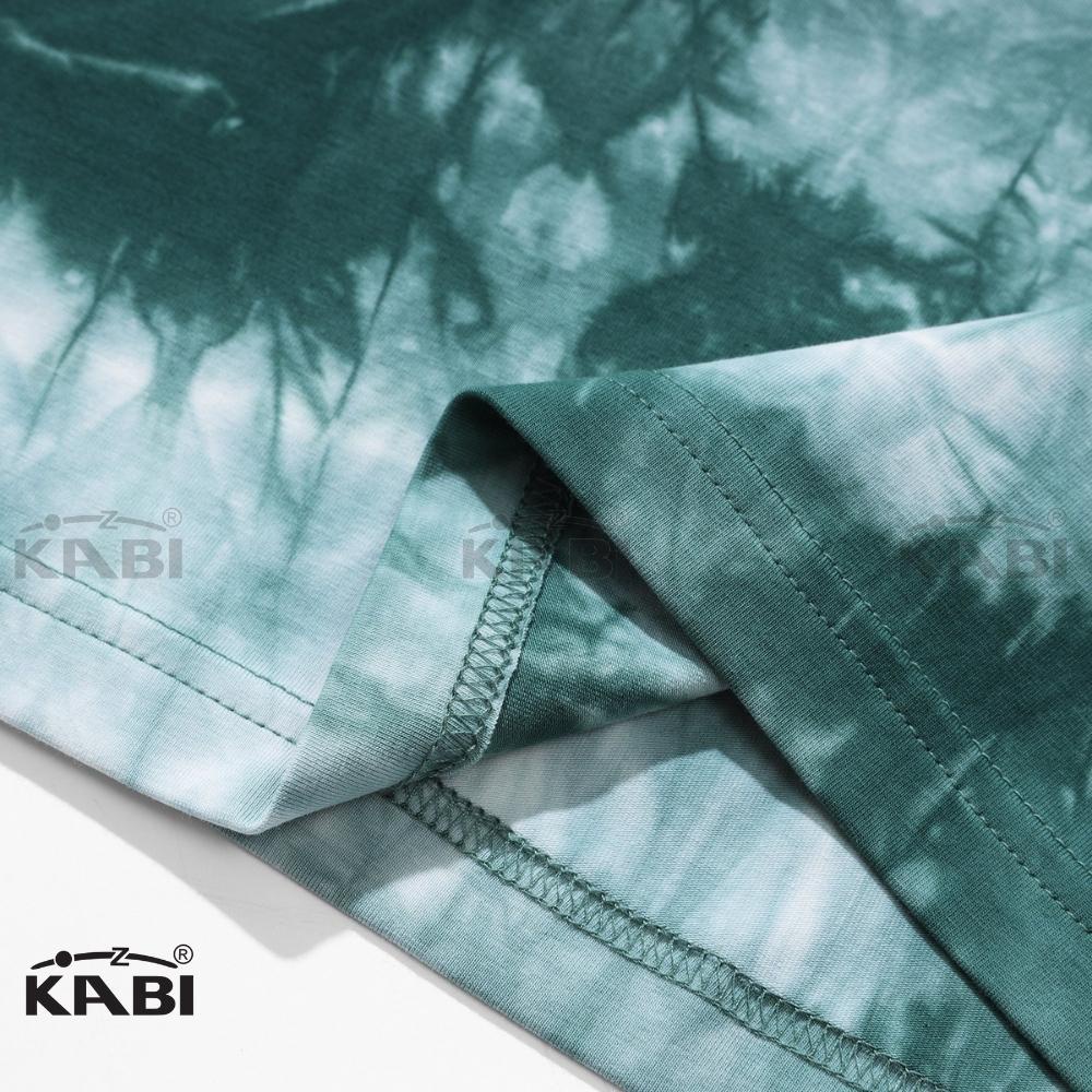 Áo thun nam KABI áo tay ngắn cổ tròn màu loang wash cotton co giãn thoáng mát | BigBuy360 - bigbuy360.vn