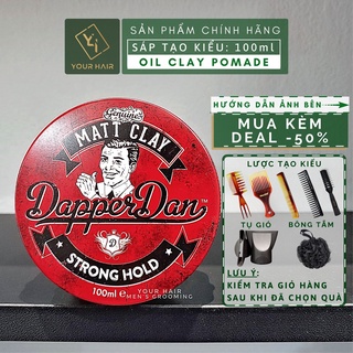Sáp vuốt tóc Dapper Dan Matt Clay - 100ml