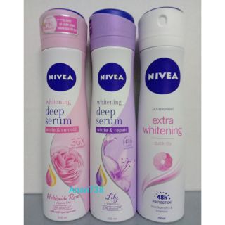 150ML Xịt ngăn mùi Nivea serum trắng mịn