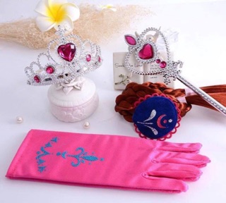 [ VIDEO ẢNH THẬT ] SET PHỤ KIỆN ELSA CAO CẤP CHO BÉ