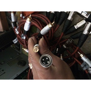 combo2 jack canon cái và đực ra AV dài 0.8m