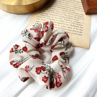 Dây cột tóc scrunchies hoa nhí, caro, chấm bi các kiểu.