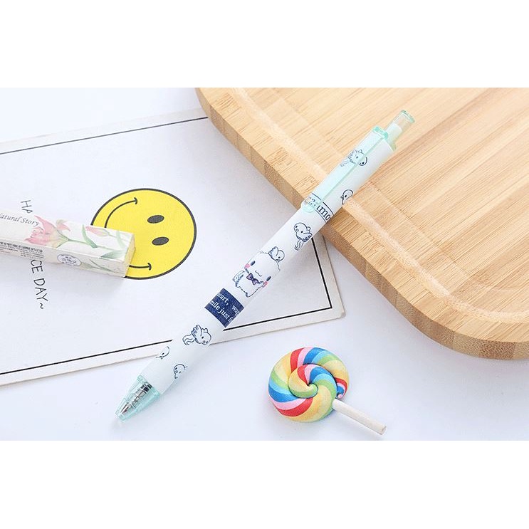 Bút Gel Bấm Hình Hoạt Hình Dễ Thương H196