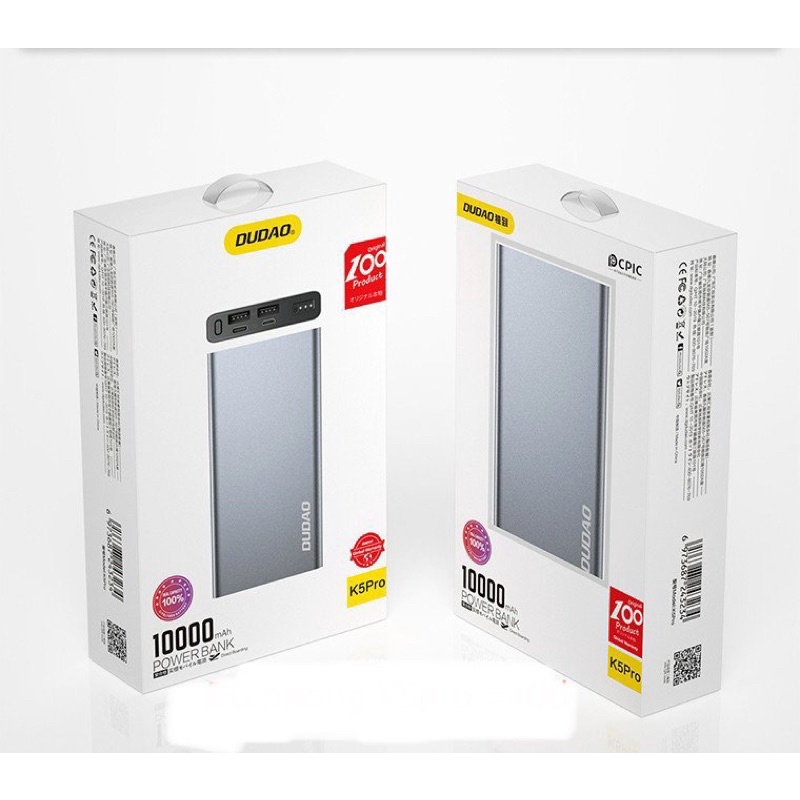 Sạc dự phòng 10000mah K5pro