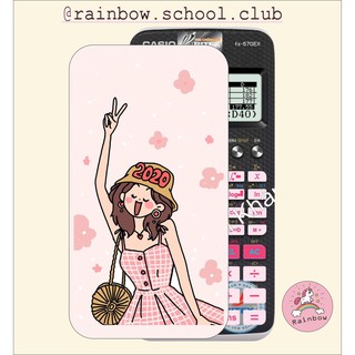 miếng dán decal máy casio in theo yêu cầu