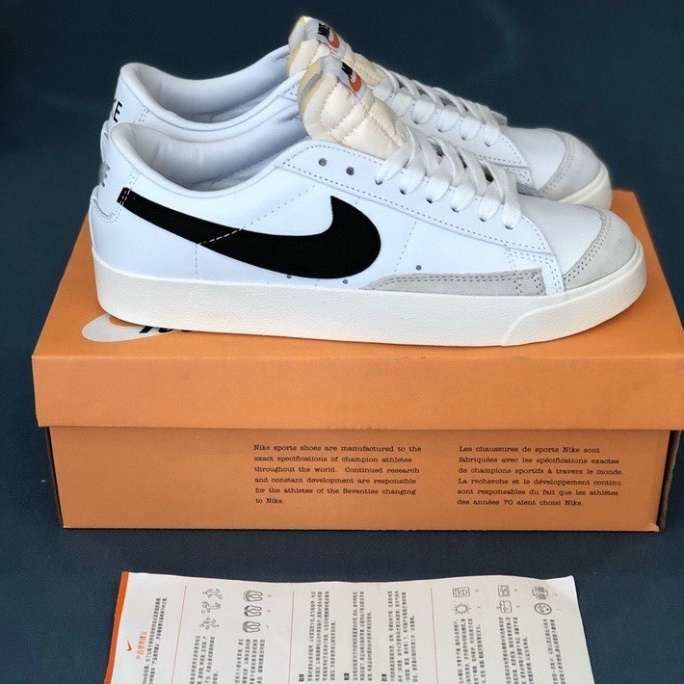 Giày Blazer Cổ Thấp Vintage White Black hàng cao cấp Full Box Bill