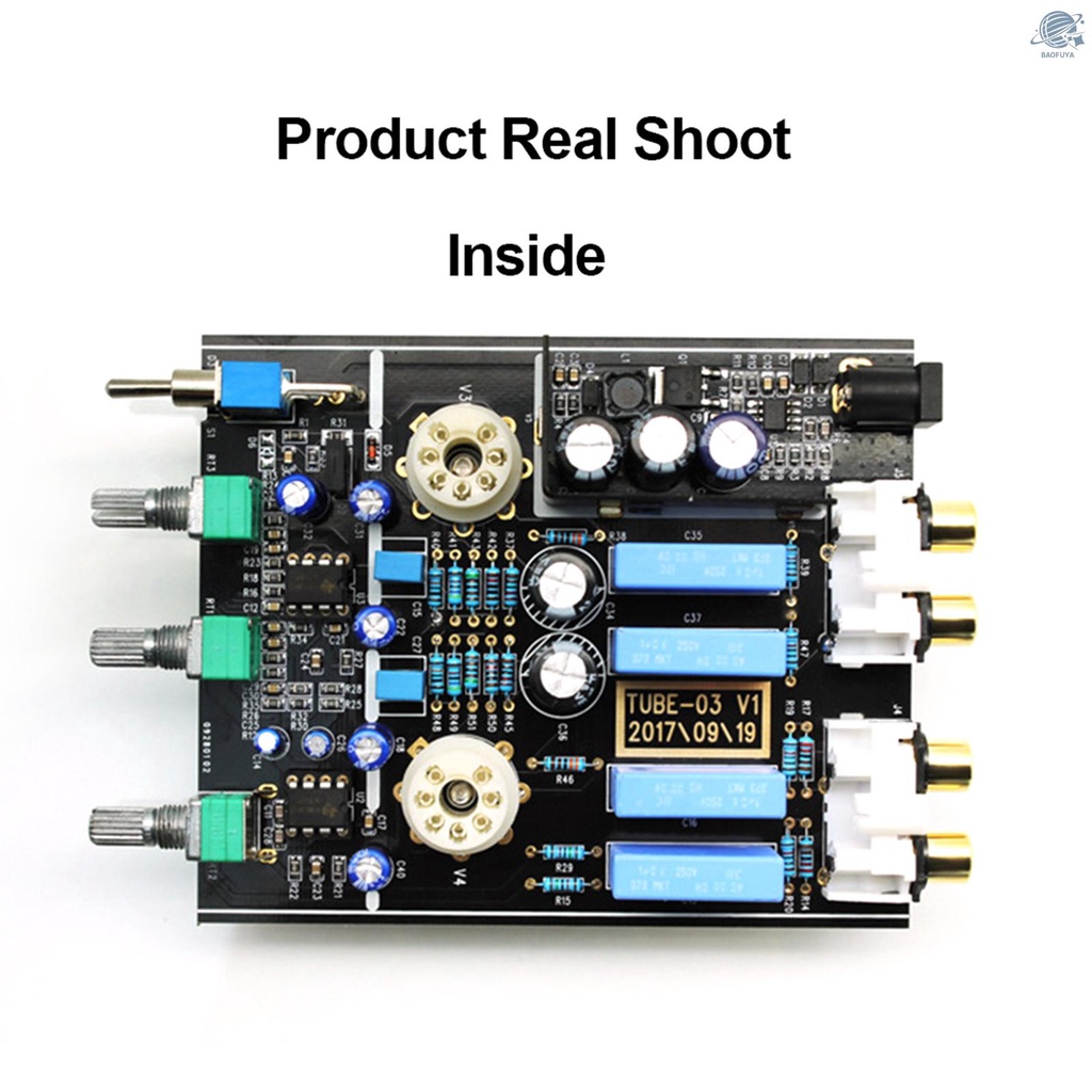 Bộ Khuếch Đại Âm Thanh Fx-Audio Tube-03 Mini Hifi 6k4 có nguồn ngoài -dc3449