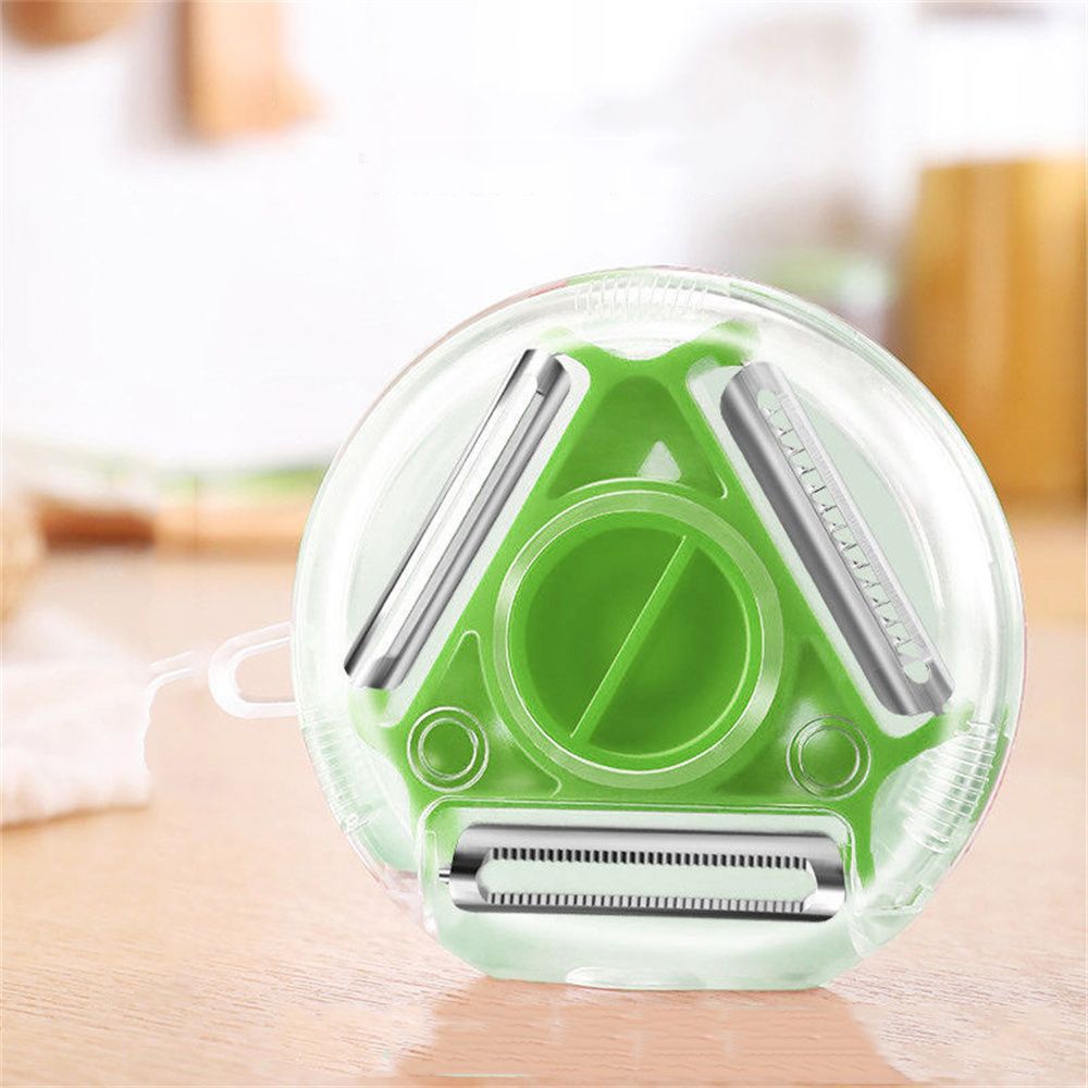 Dụng Cụ Bào Rau Củ Quả Đa Năng 3 Trong 1 Bằng Thép Không Gỉ