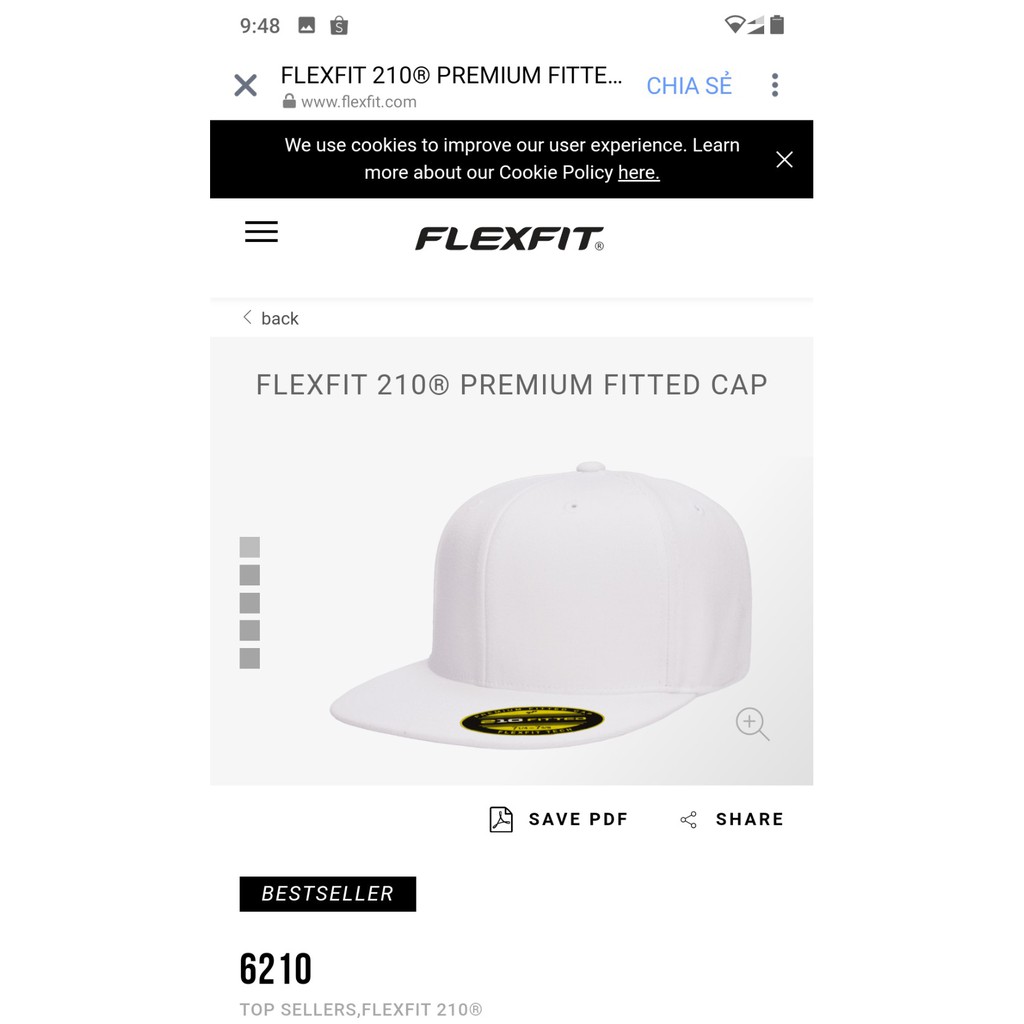 Nón snapback trắng,snapback bít đuôi,snapback size nhỏ