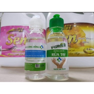 Set 2 nước rửa tay khô bỏ túi mini