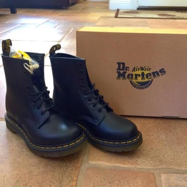SALE . Giày Dr Martens Cao Cổ Nam Da Bò Cao Cấp Mã GD ảnh thật cuối trend.