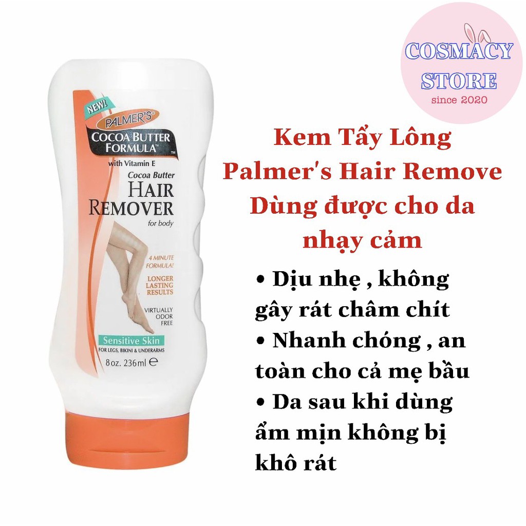 Kem tẩy lông toàn thân Palmer's Cococa Butter Formula 236 ml