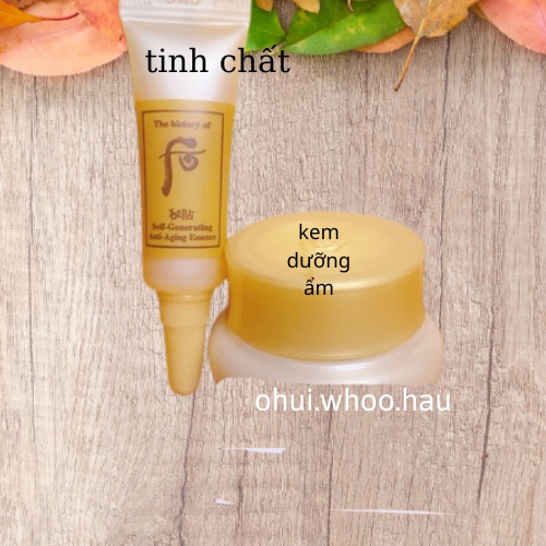 Bộ Tinh chất Bichup tái sinh chống lão hoá da - Bichup Self-Generating Anti-Aging Essence 4ml + kem 4ml hàng sẵn
