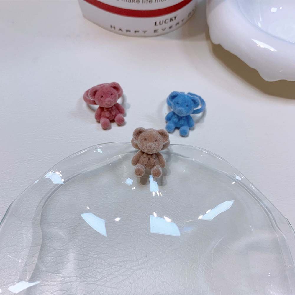 Nhẫn ba chiều dạng mở phong cách Hàn Quốc sáng tạo thời trang cho nữ