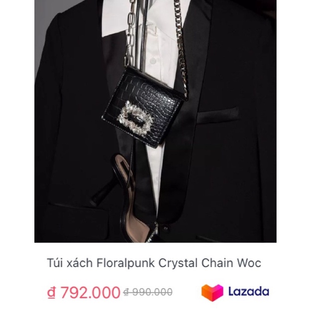 Túi Floralpunk Crystal Chain Woc Chính Hãng