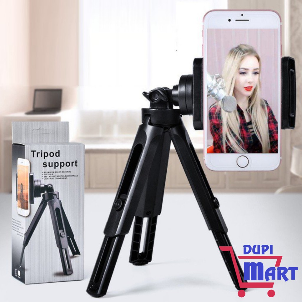 [TIỆN ÍCH] Tripod Điện Thoại Hỗ Trợ Chụp Ảnh Livestream Quay Video Xoay Nhiều Góc Độ Tiện Lợi - Giá Đỡ Điện Thoại 3 Chân