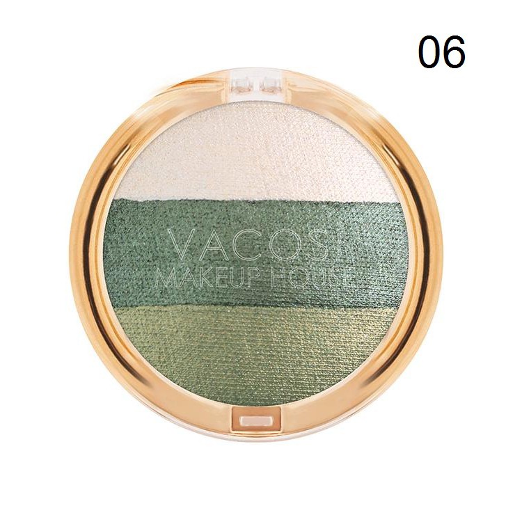 [Chính Hãng] Bộ Phấn mắt phối 3 màu Vacosi Eyeshadow 5g Chì Kẻ Mày Đa Năng Vacosi Dual Eyebrow