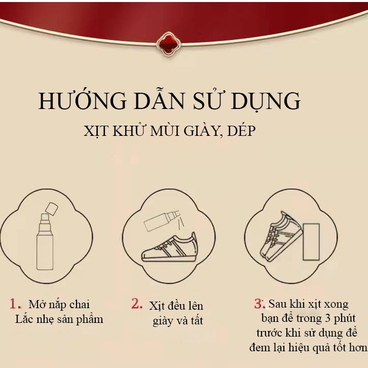 Xịt khử mùi giày, hôi chân giúp thơm giày nhiều mùi hương dễ sử dụng thơm lâu