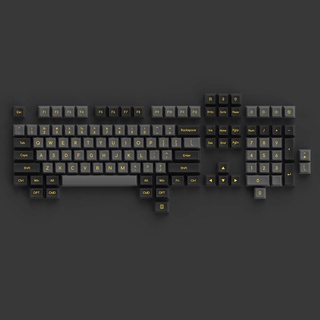 Set keycap AKKO Black&Gold (ABS Double-Shot/SA-Leveled profile/195 nút)