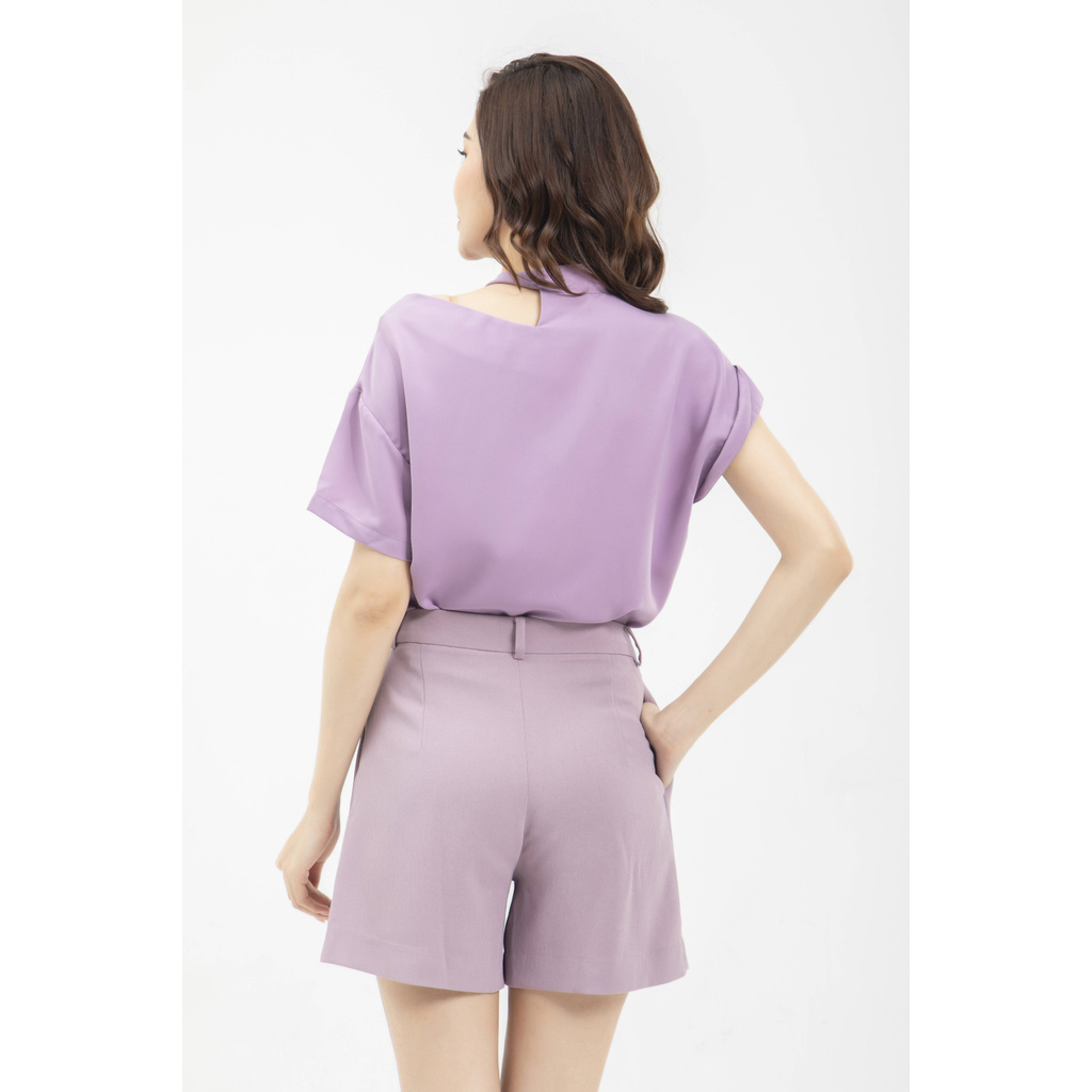 Quần Short tím thiết kế Elise | BigBuy360 - bigbuy360.vn