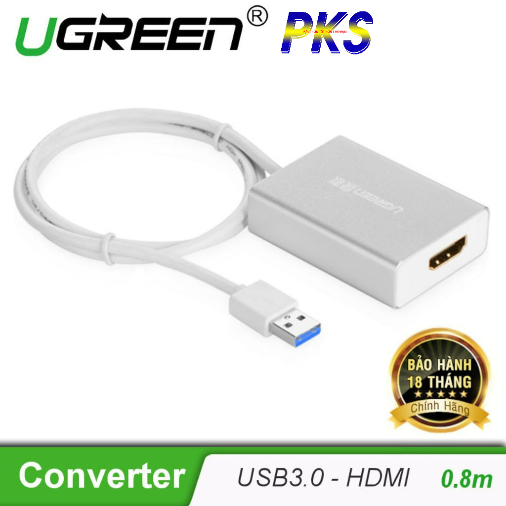 Cáp chuyển USB 3.0 sang HDMI tốc độ cao Ugreen 40229