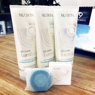 Bộ 3 sữa rửa mặt Ageloc Lumispa Tặng đầu máy thường