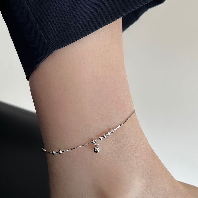 [Hàng Mới] Lắc Chân Nữ Hình Quả Bóng Nhỏ Đơn Giản Phong Cách Hàn Quốc