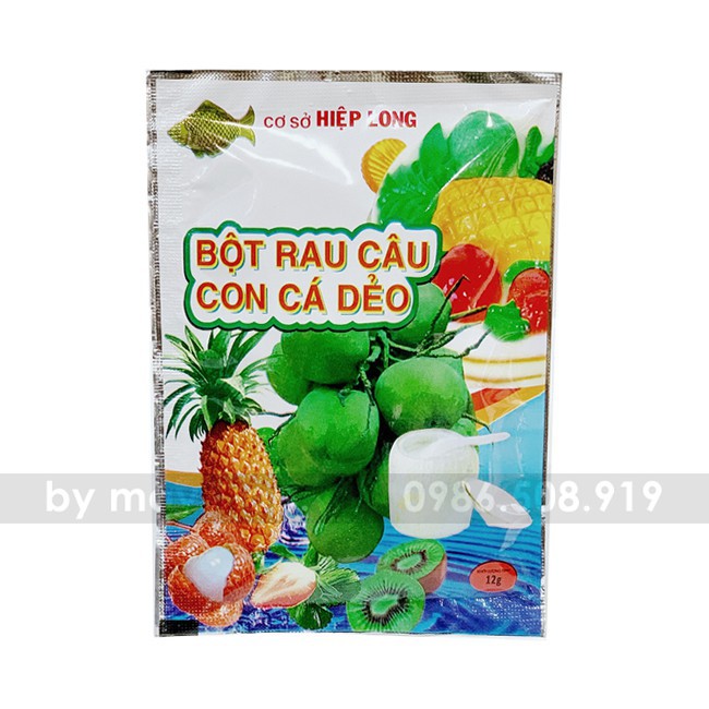 Bột rau câu con cá dẻo (10g)