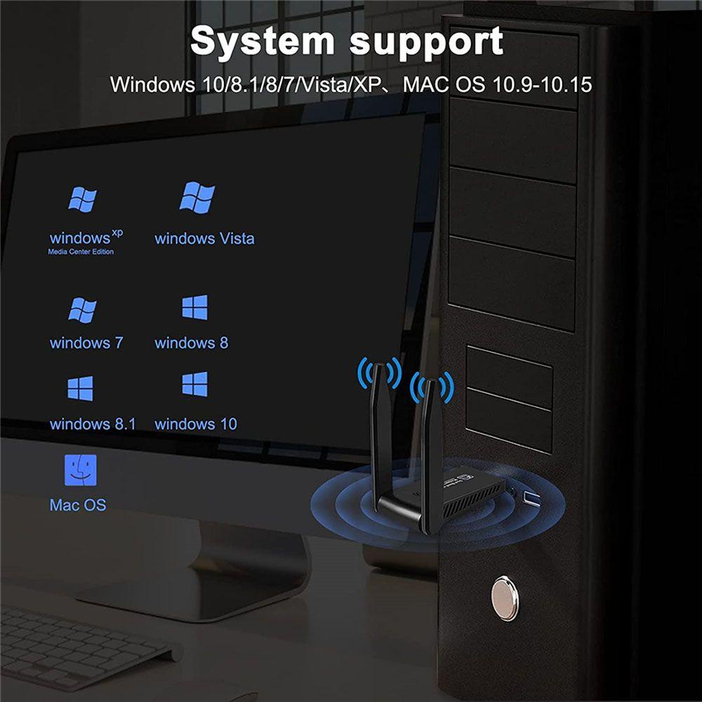 Thiết Bị Phát WIFI Không Dây 1300Mbps Hỗ Trợ Thẻ Mạng