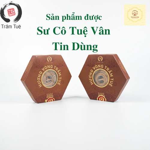 Nhang trầm hương vòng 24 tiếng, KHÔNG HÓA CHẤT, Nhang vòng trầm sạch, thơm, không đậu tàn, ít khói