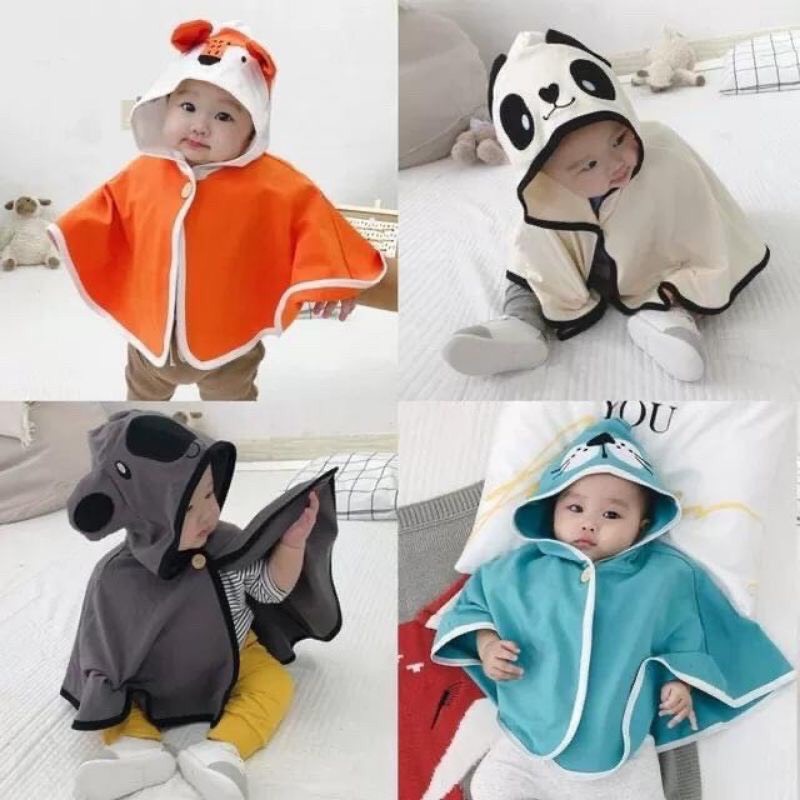 Áo choàng đi nắng cho bé / Áo Choàng Thu Đông Kiểu Dáng Cánh Rơi cho bé 5-16kg