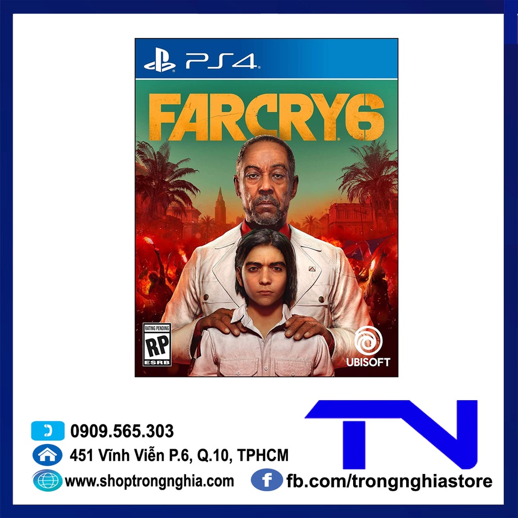 [Mã ELHAMS5 giảm 6% đơn 300K] Đĩa game PS4 - Far Cry 6 hệ ASIA