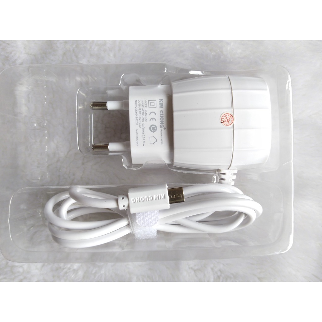 Bộ Sạc Liền Dây Android Kim Cương KMG-820-